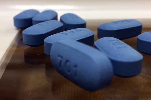 Blue Truvada pills