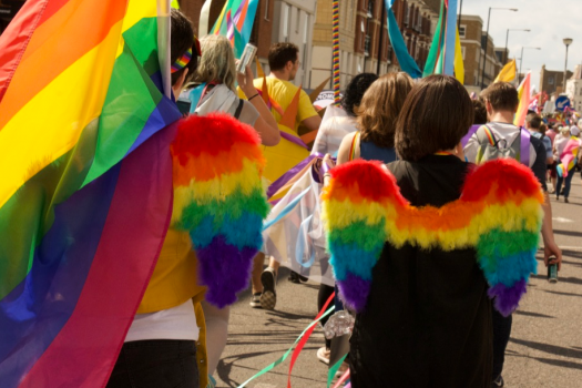 Young people at Margate Pride