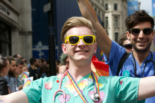 NHS staff at Pride in London 2016