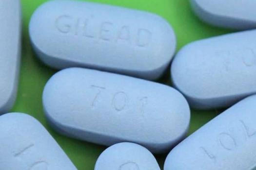 Blue Truvada pills used for PrEP