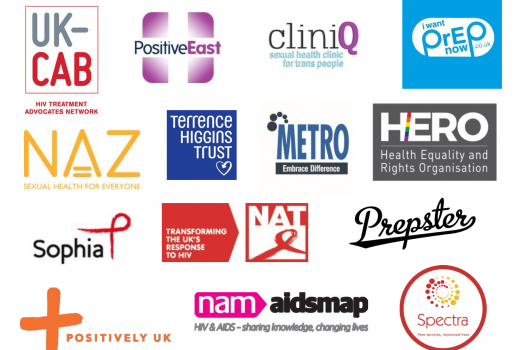 Logos of charities who have signed the letter