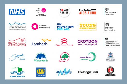 Logos of organisations who fund METRO Charity