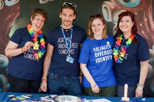 People from our METRO Get it team at Margate Pride