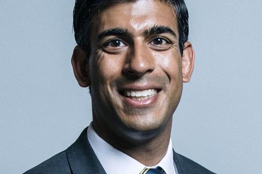 Portrait photograph of the Chancellor of the Exchequer, Rishi Sunak 